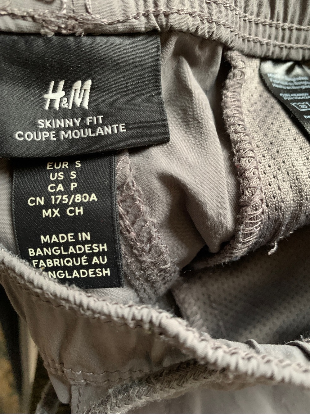 H&M Skinny Fit Cargo Pants Men’s Size Small Flawed - Picture 10 of 11